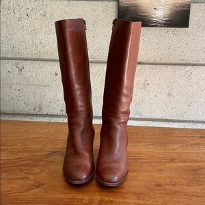 🇦🇷 La Curtiembre Leather Tall Boots with wood heel